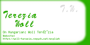 terezia woll business card